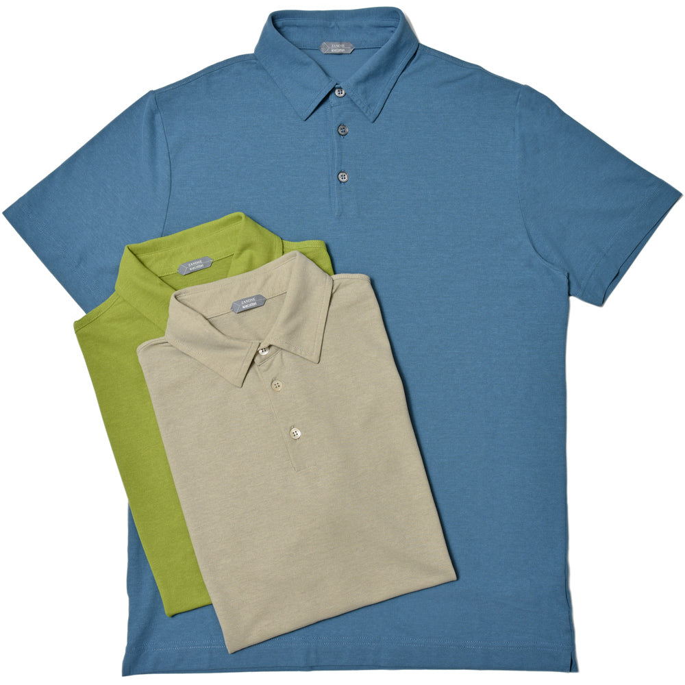ZANONE（ザノーネ） オーガニックアイスコットンS/Sポロ POLO MC/SLIM FIT/811818/ZG380/14493