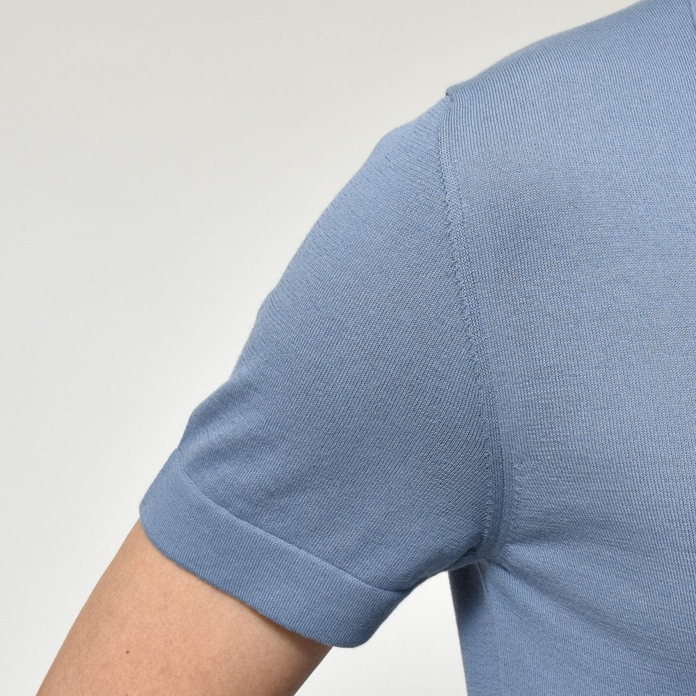 ZANONE（ザノーネ） 16ゲージコットンシルクS/Sスキッパーポロニット POLO MC/SLIM FIT/813193/ZM371 16405