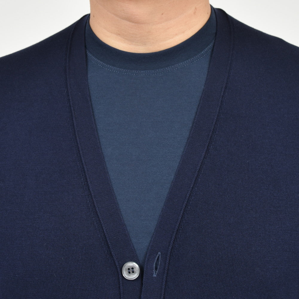 ZANONE（ザノーネ） 12ゲージクレープコットンニットカーディガン CARDIGAN/SLIM FIT/813183/ZY318/15690