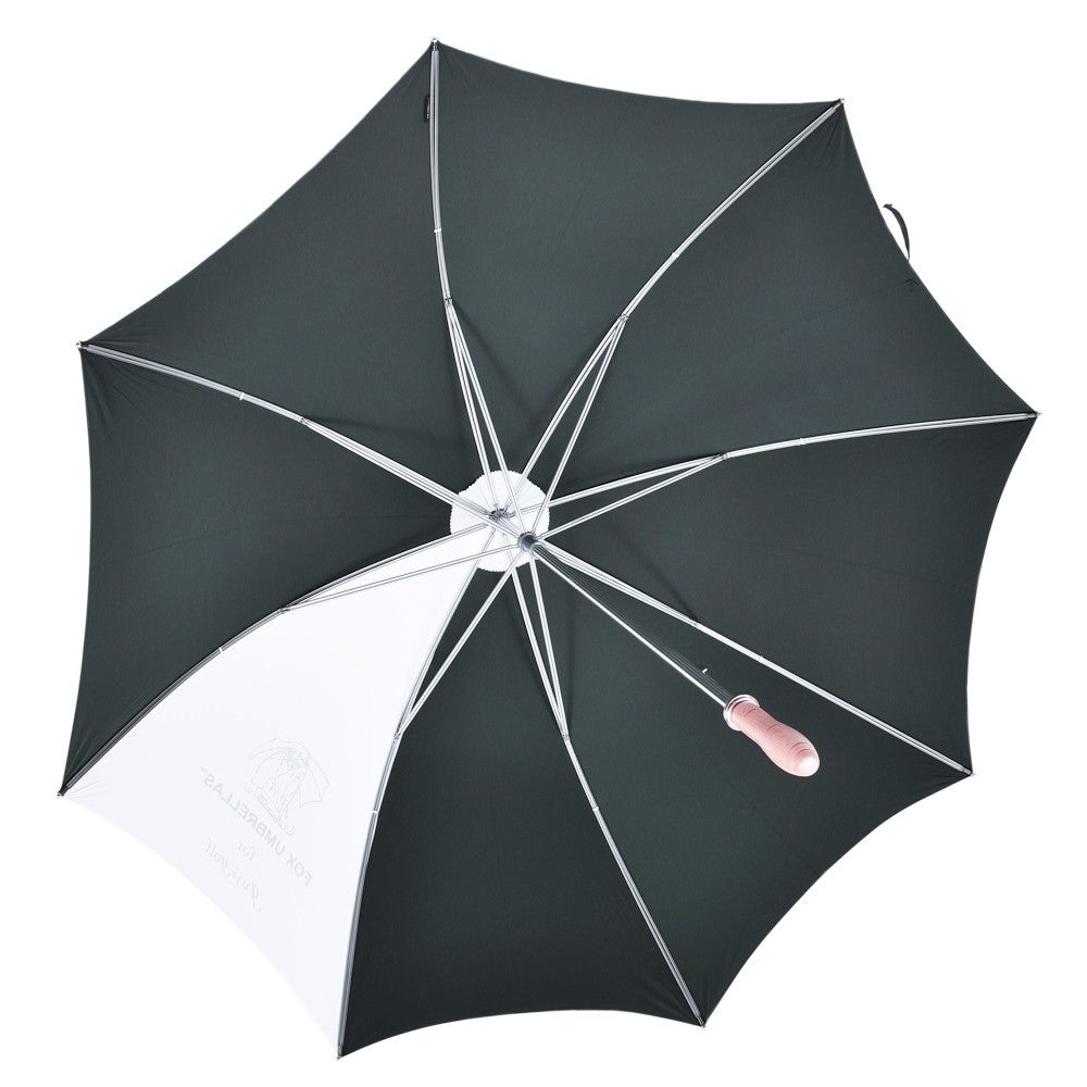 FOX UMBRELLAS（フォックス アンブレラ） ウォーターレペレントポリエステルロゴプリントロングアンブレラ（ビーチハンドル） G1