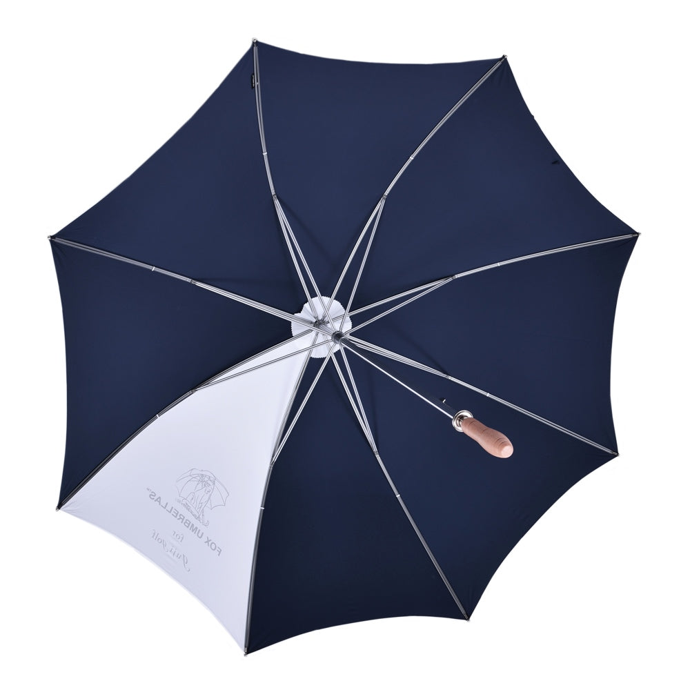 FOX UMBRELLAS（フォックス アンブレラ） ウォーターレペレントポリエステルロゴプリントロングアンブレラ（ビーチハンドル） G1