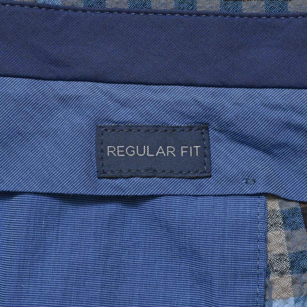 INCOTEX（インコテックス） REGULAR FIT ストレッチコットンシアサッカーオーバーチェックショーツ 1W0100/90408/12504