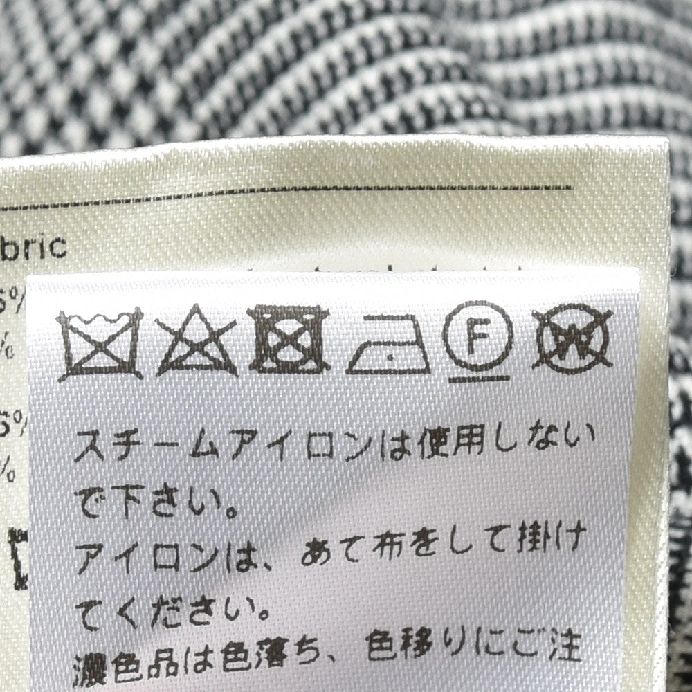 BERWICH（ベルウィッチ） BERTOベルト ストレッチウールフランネルグレンチェック1プリーツバックシャーリングテーパードパンツ RG1526