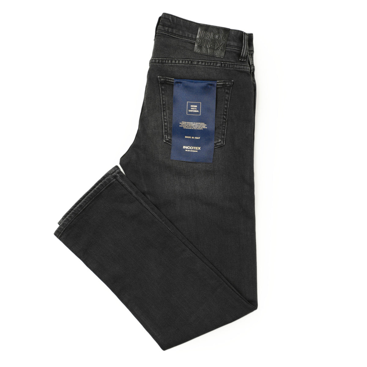 インコテックス / ウォッシュド サルファーダイ ストレッチデニム/SLIM FIT BLUE DIVISION/BDPS3 02721/W2 フェードブラック