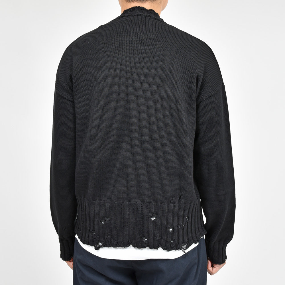 MARNI（マルニ） コットンダメージクルーネックニット GCMG0210A0 UFC652