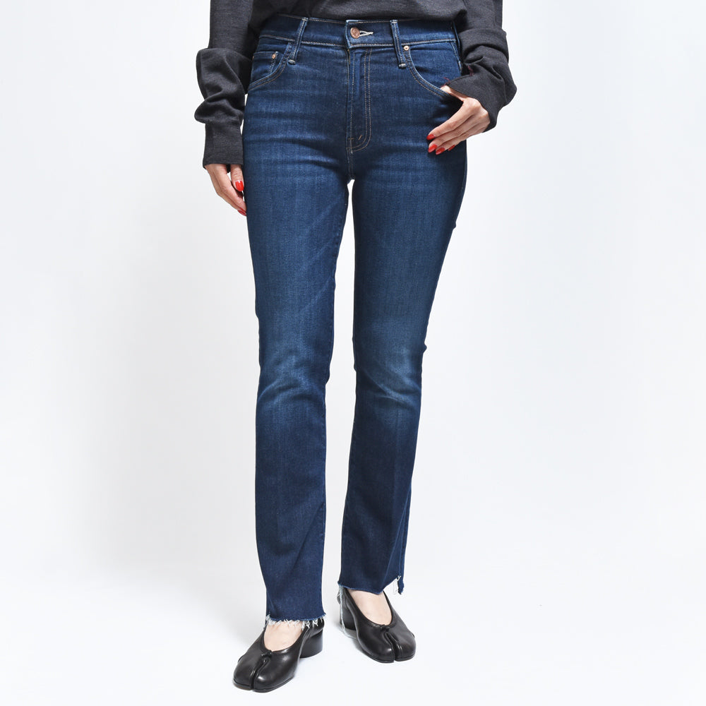 MOTHER(マザー)<BR>1157-104 THE INSIDER CROP STEP FRAY クロップドデニムパンツ