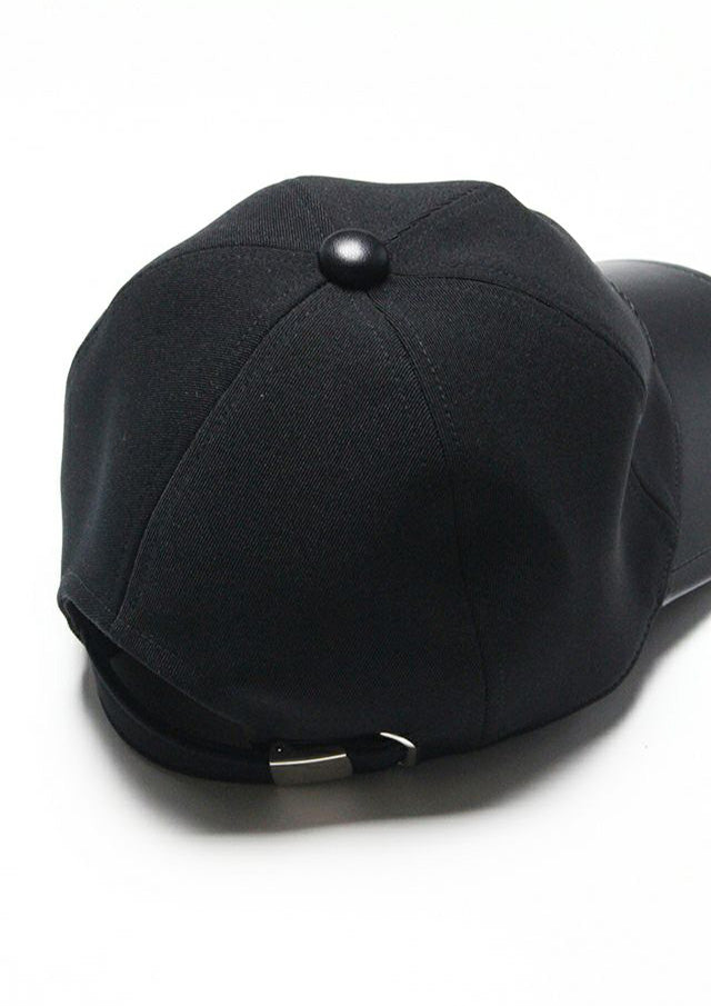 ウノピゥウノウグァーレトレ / 113 POLO CAP / BULKY TWILL/SYNTHETIC LEATHER/MRG555-POE474