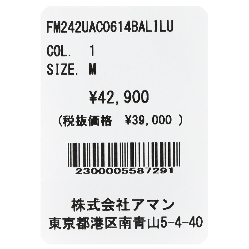 Finamore（フィナモレ） LUIGIルイジ/BALIバーリ ウォッシュドコットンブロードワイドカラーシャツ C0147