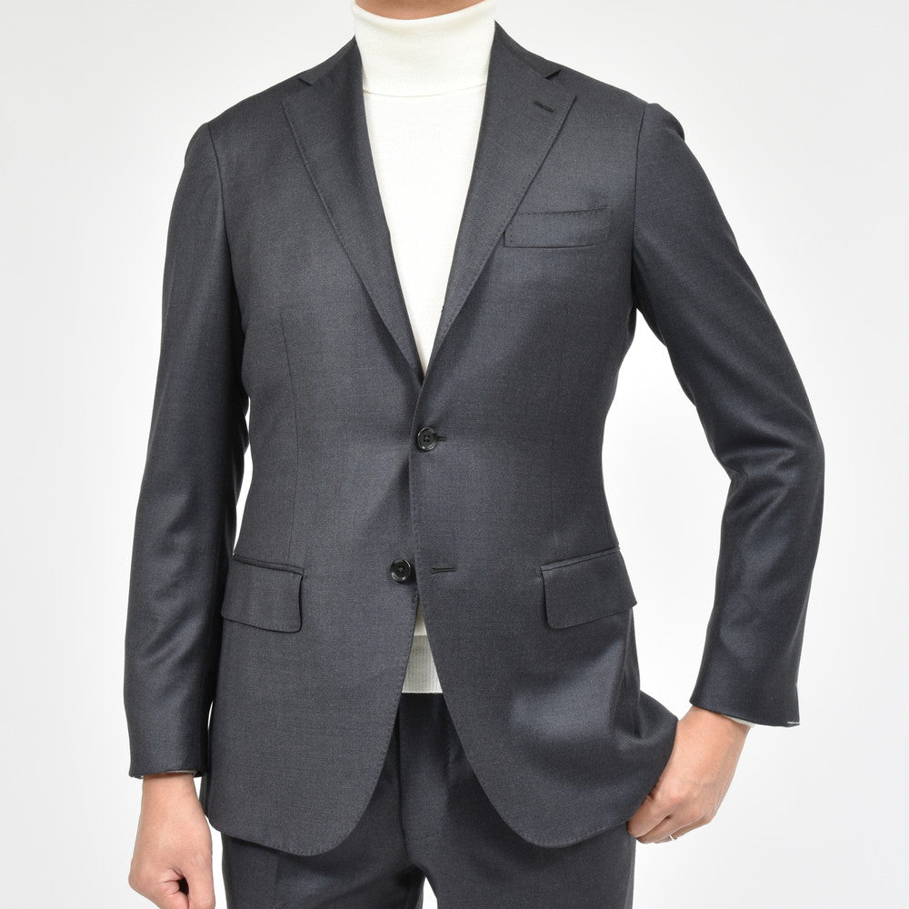 guji（グジ） SUPER130'sウール3B1プリーツスーツ (MADE BY RING JACKET / LoroPianaファブリック使用)【オールシーズン】