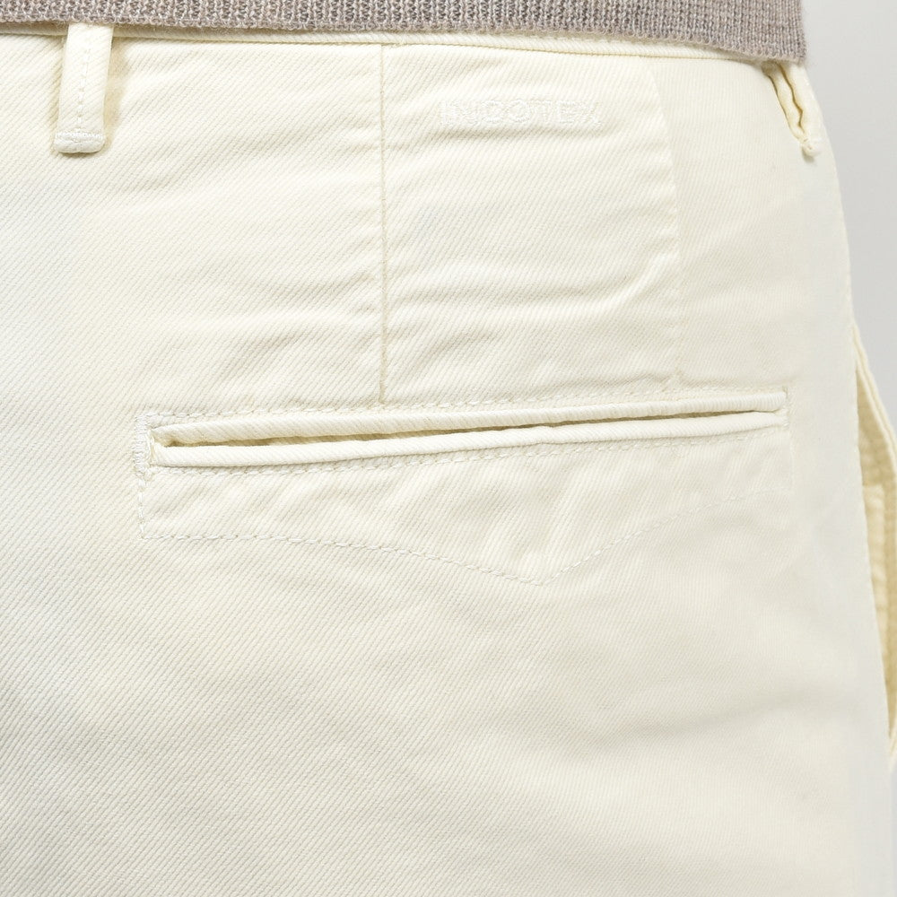 INCOTEX SLACKS（インコテックス スラックス） SLIM FIT ガーメントダイオーガニックコットンストレッチチノテーパードパンツ 18S100-4611D/21562/21563
