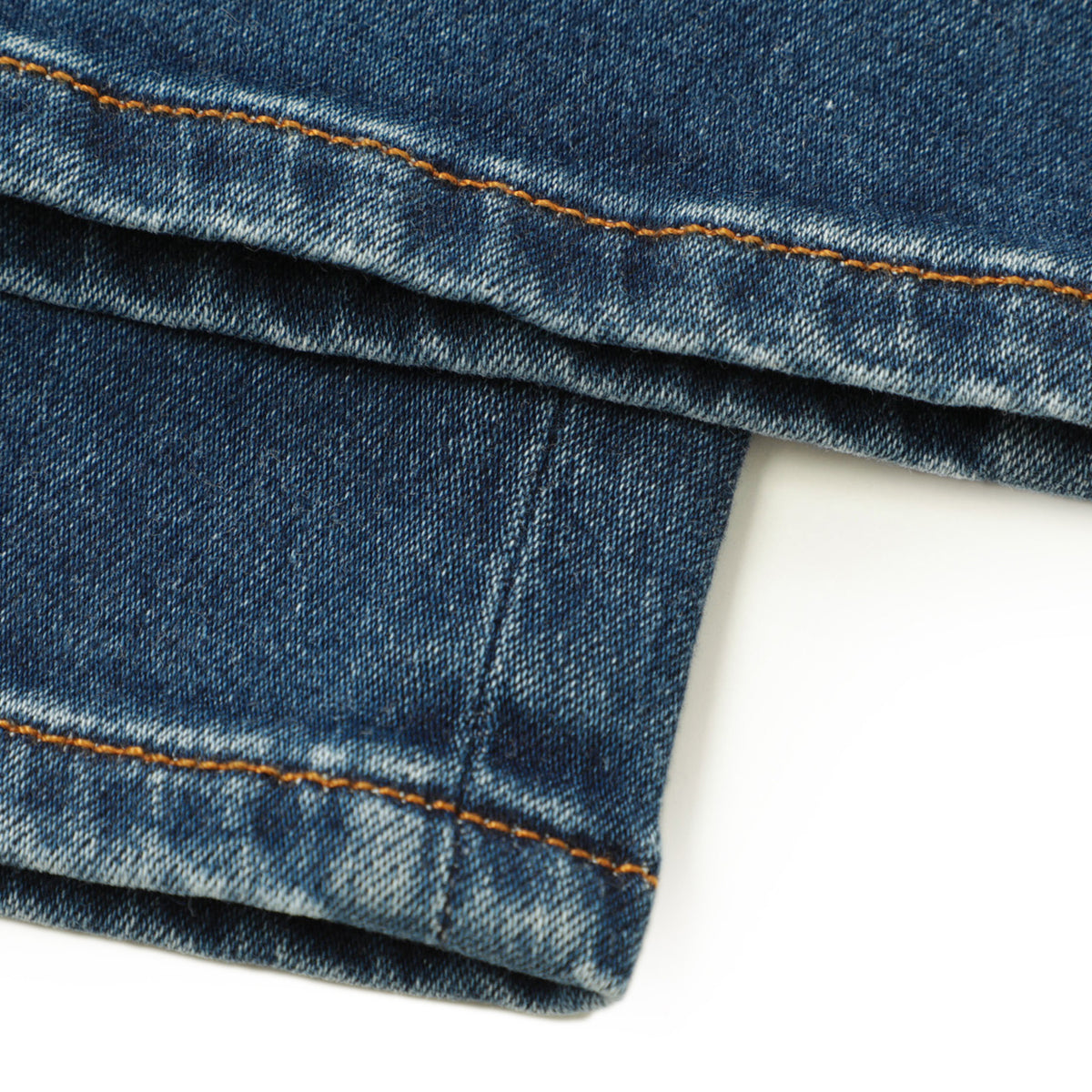 ロイロジャース / ストレッチ コットン  ウォッシュド  デニム / SLIM FIT / Leonardo Authentic Fleece / ブルー