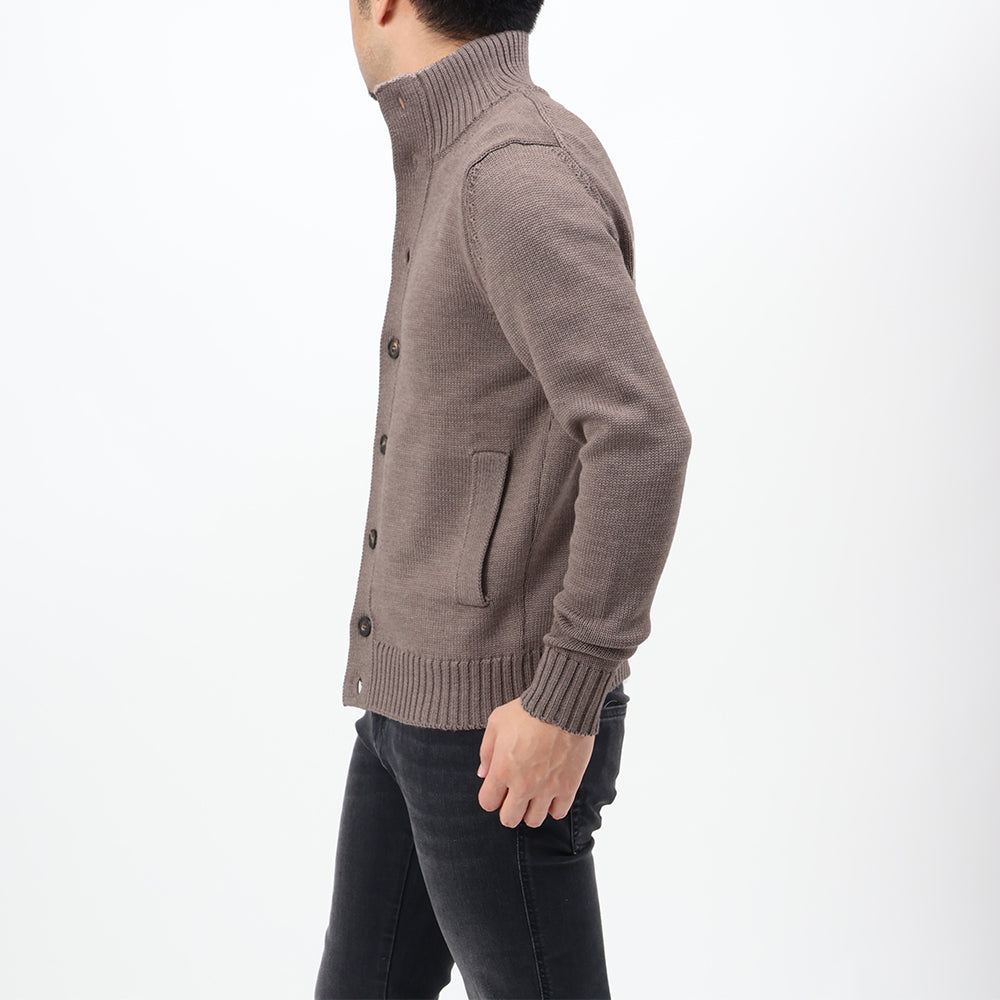 ザノーネ / ニット ブルゾン/CHIOTO(WOOL MERINOS)/810100 ZR229/Z2873/グレージュ