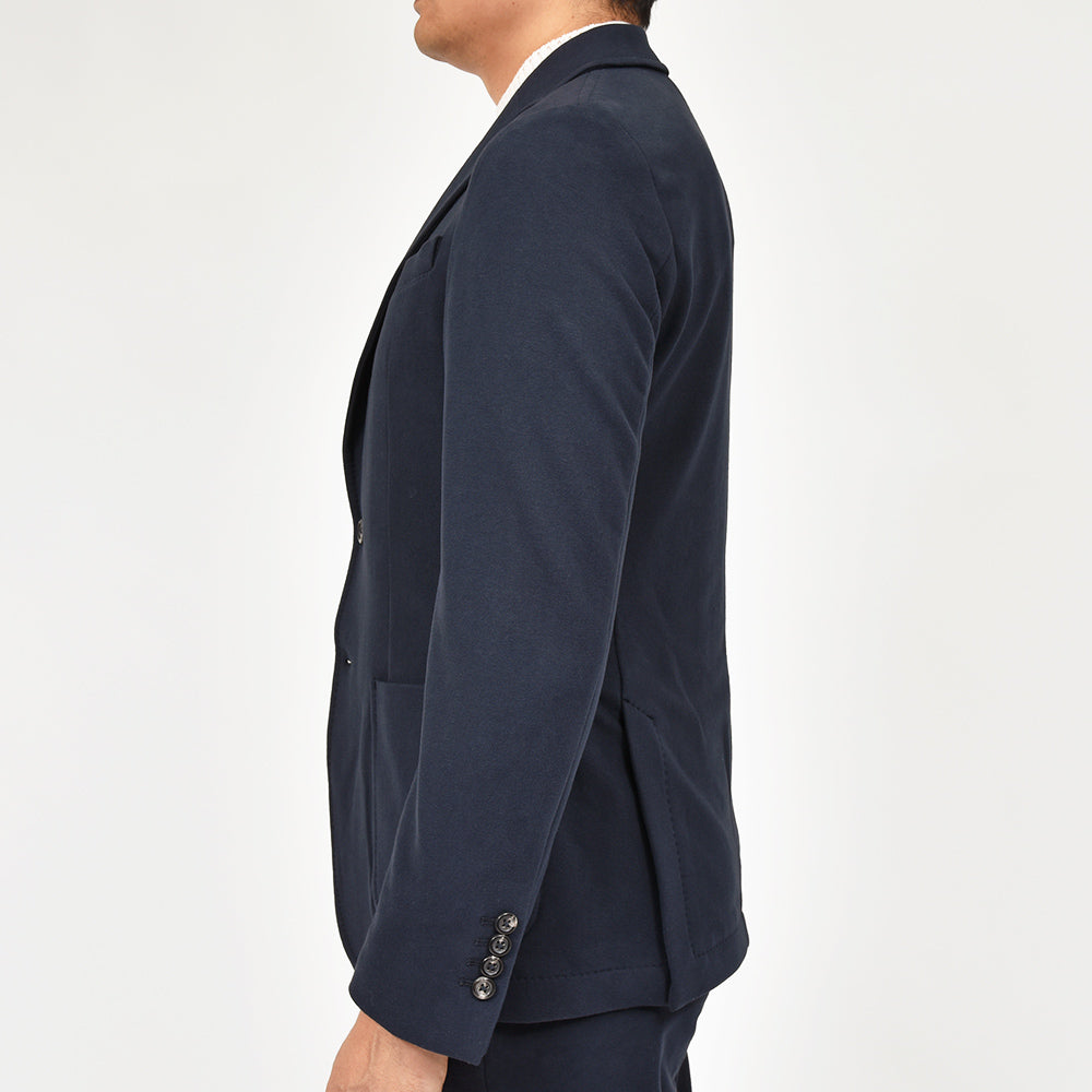 CIRCOLO 1901 チルコロ1901 コットン ストレッチ カシミヤタッチジャージー セットアップ対応 シングル2Bジャケット
