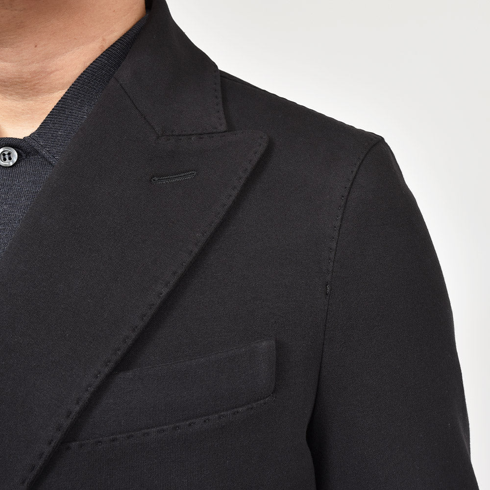 CIRCOLO 1901 チルコロ1901 コットン ストレッチ カシミヤタッチジャージー メタルボタン セットアップ対応 ダブル6Bジャケット