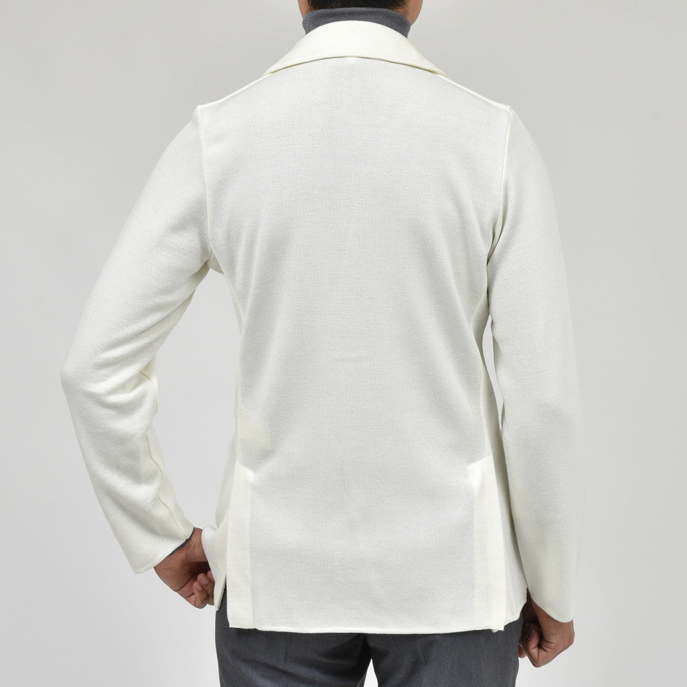 LARDINI（ラルディーニ） ウールミラノリブニットジャケット JALJM56/IV63000