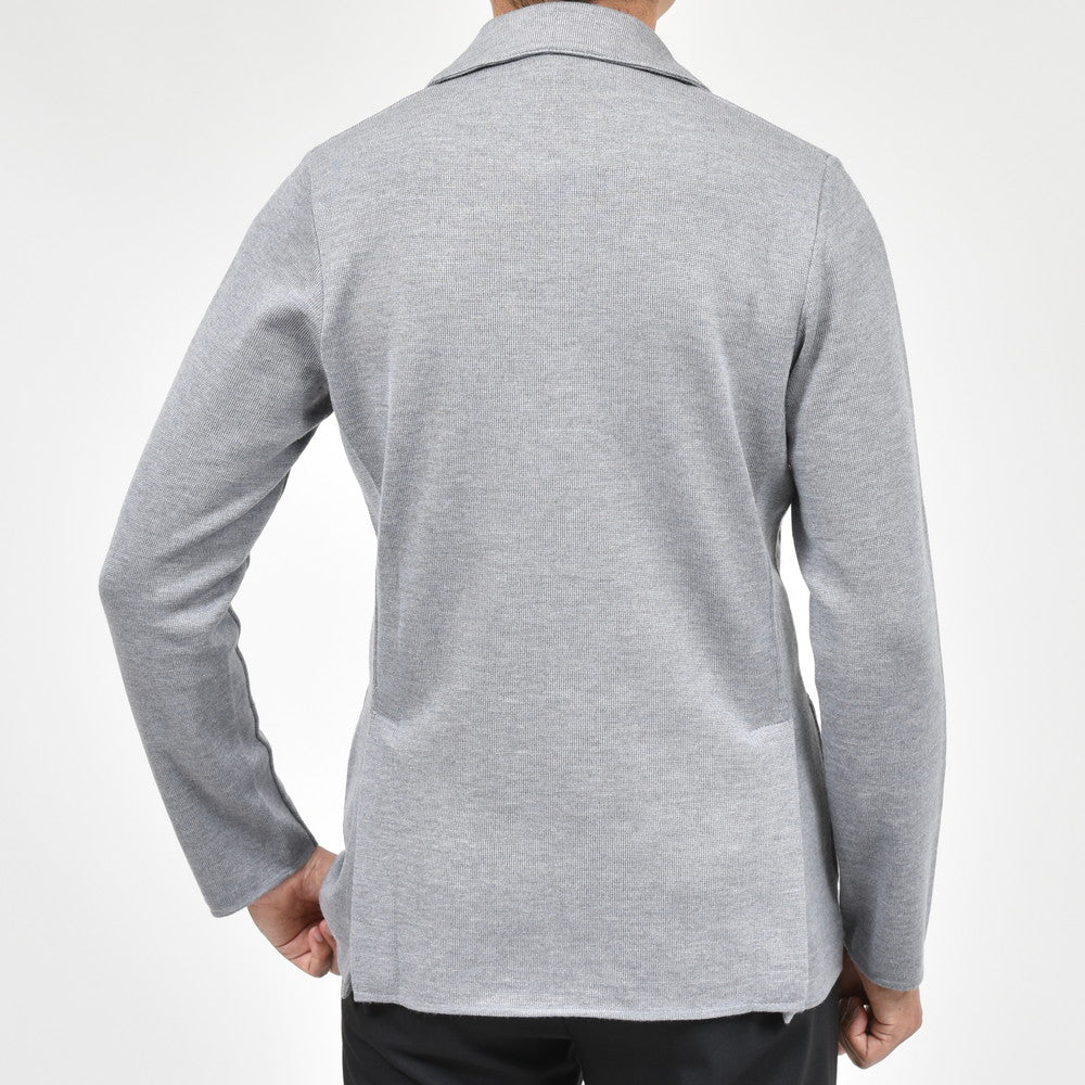 LARDINI（ラルディーニ） ウールミラノリブニットジャケット JALJM56/IV63000