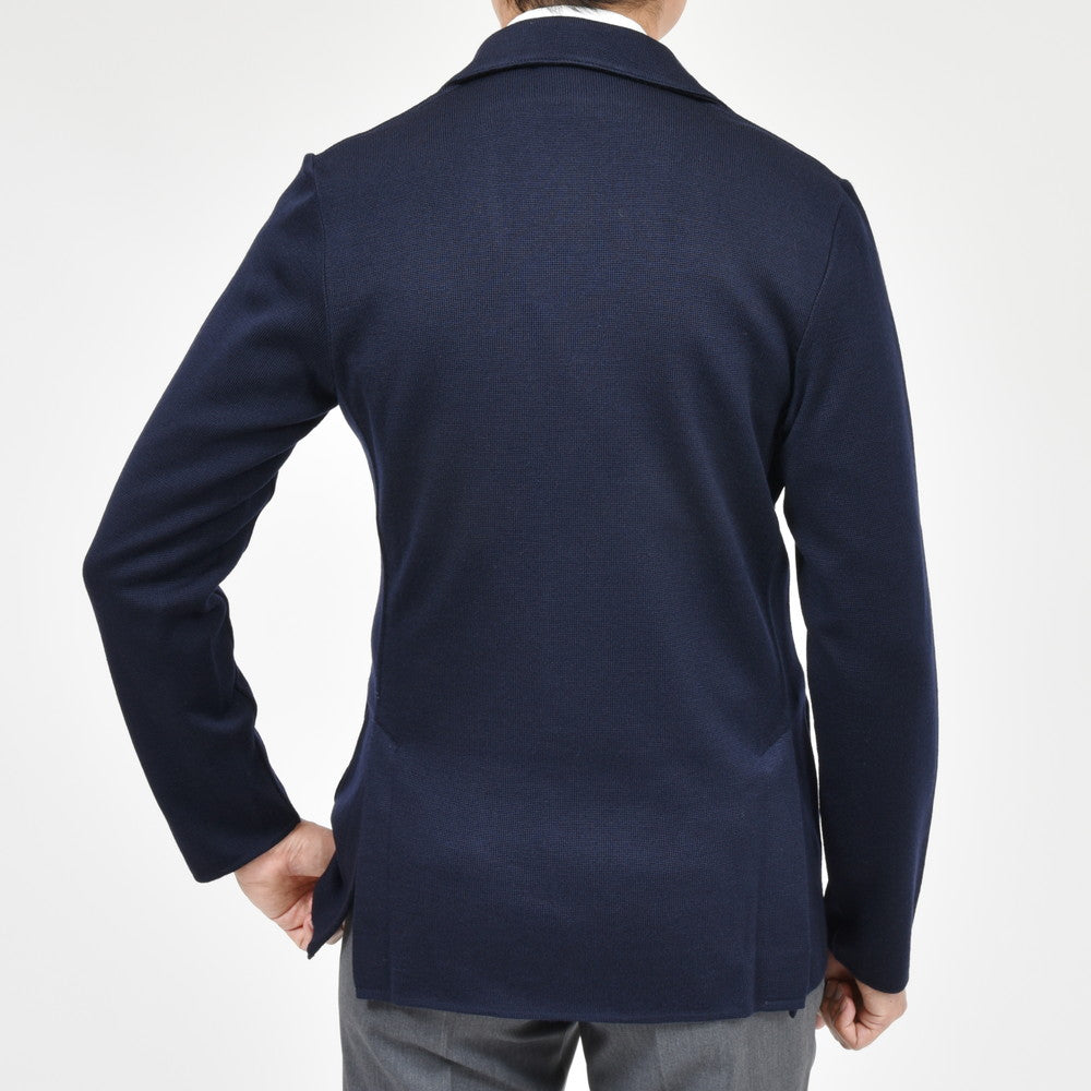 LARDINI（ラルディーニ） ウールミラノリブニットジャケット JALJM56/IV63000