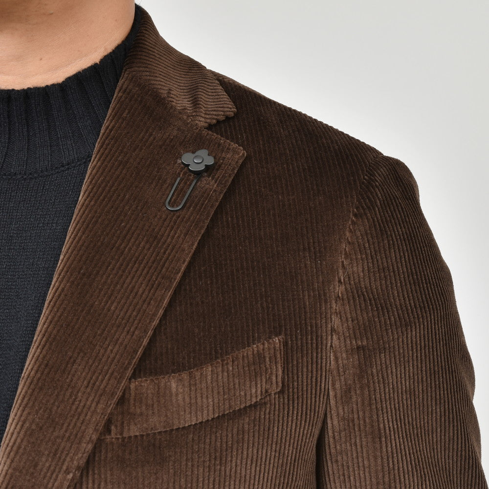 LARDINI（ラルディーニ） ADVANCEアドヴァンス ストレッチコットンコーデュロイ3Bジャケット JA6000AQ/IVSF63403