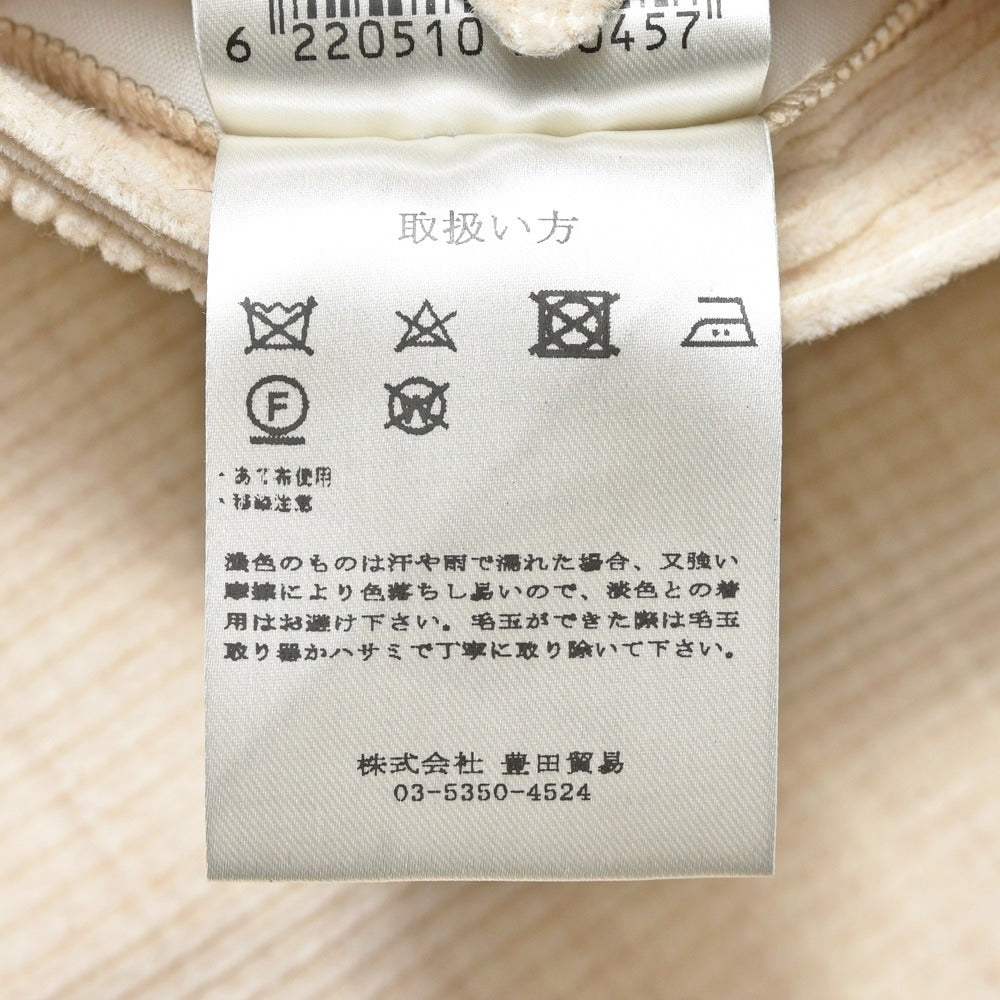 LARDINI（ラルディーニ） ADVANCEアドヴァンス コットンアルパカコーデュロイ3Bジャケット JA6000AQ/IVSF63503