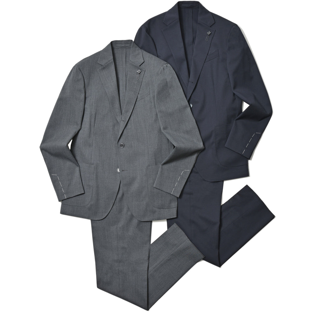 LARDINI（ラルディーニ） EASY WEARイージーウェア テクノウールサージ3Bスーツ JA143AQ/IVEL63703