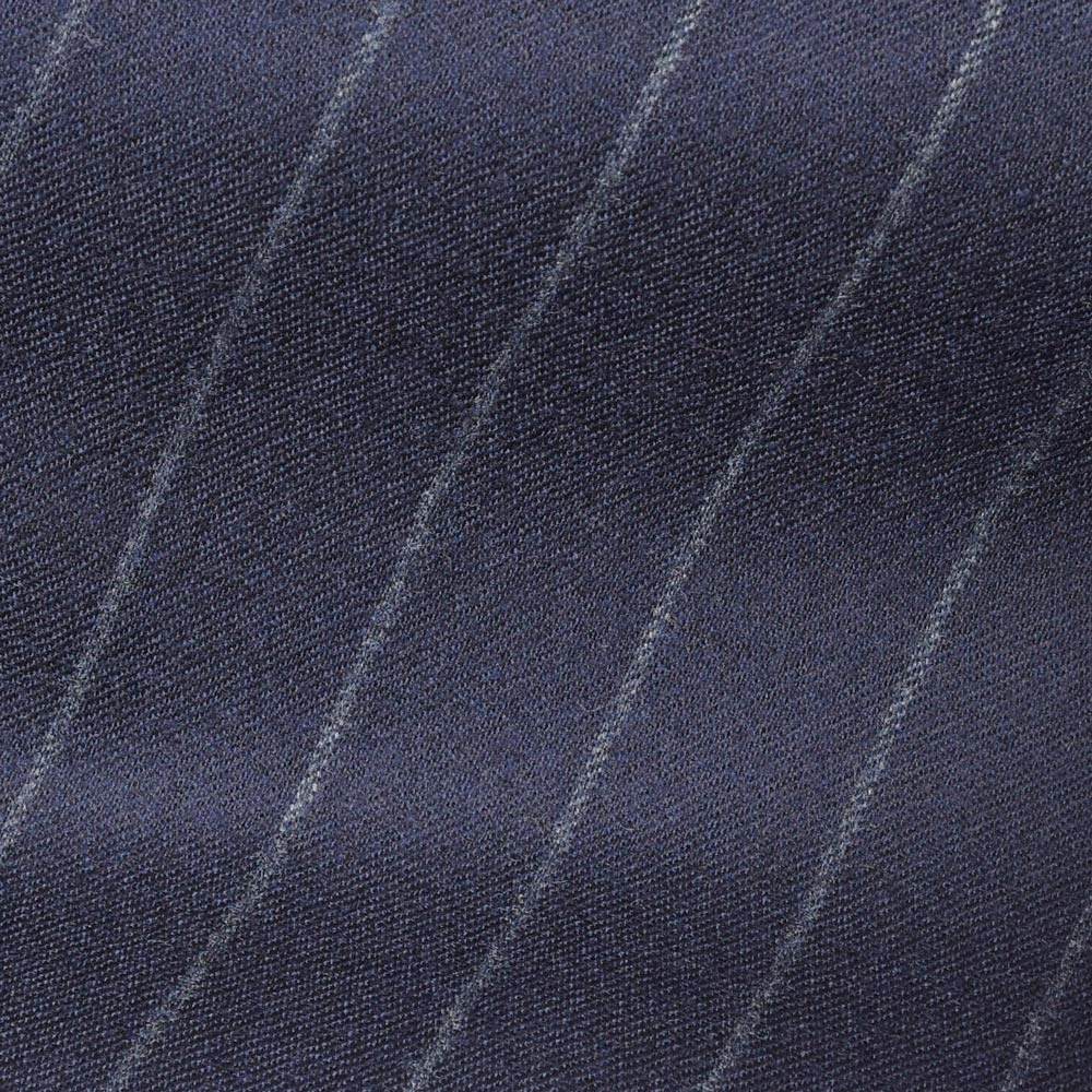 guji（グジ） Magnifico15マニフィコ15 15マイクロンウールチョークストライプ3B1プリーツスーツ(MADE BY RING JACKET / Ermenegildo Zegna