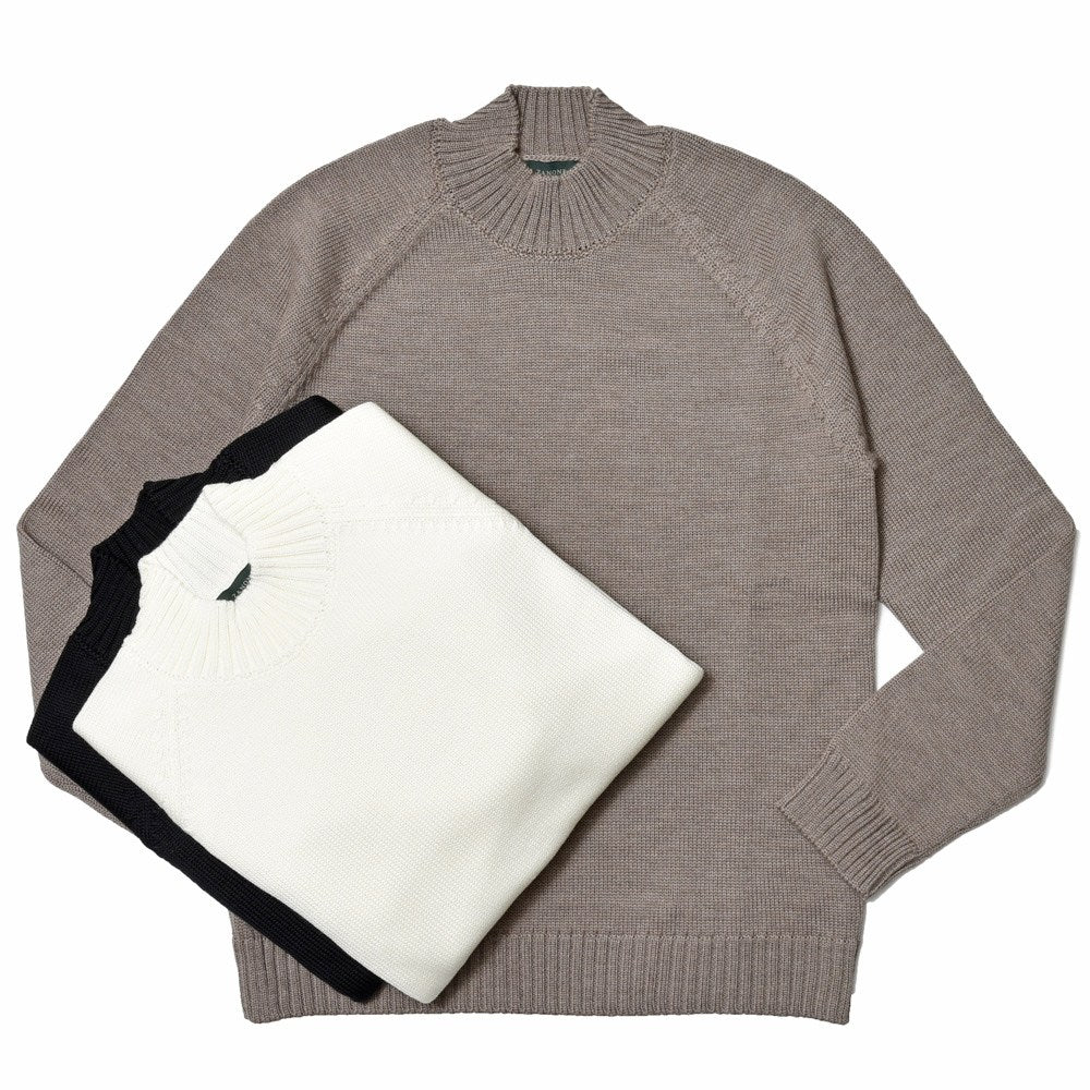 ZANONE（ザノーネ） 5ゲージウールモックネックニット LUPO RAG/SLIM FIT/810128/ZR229/25427