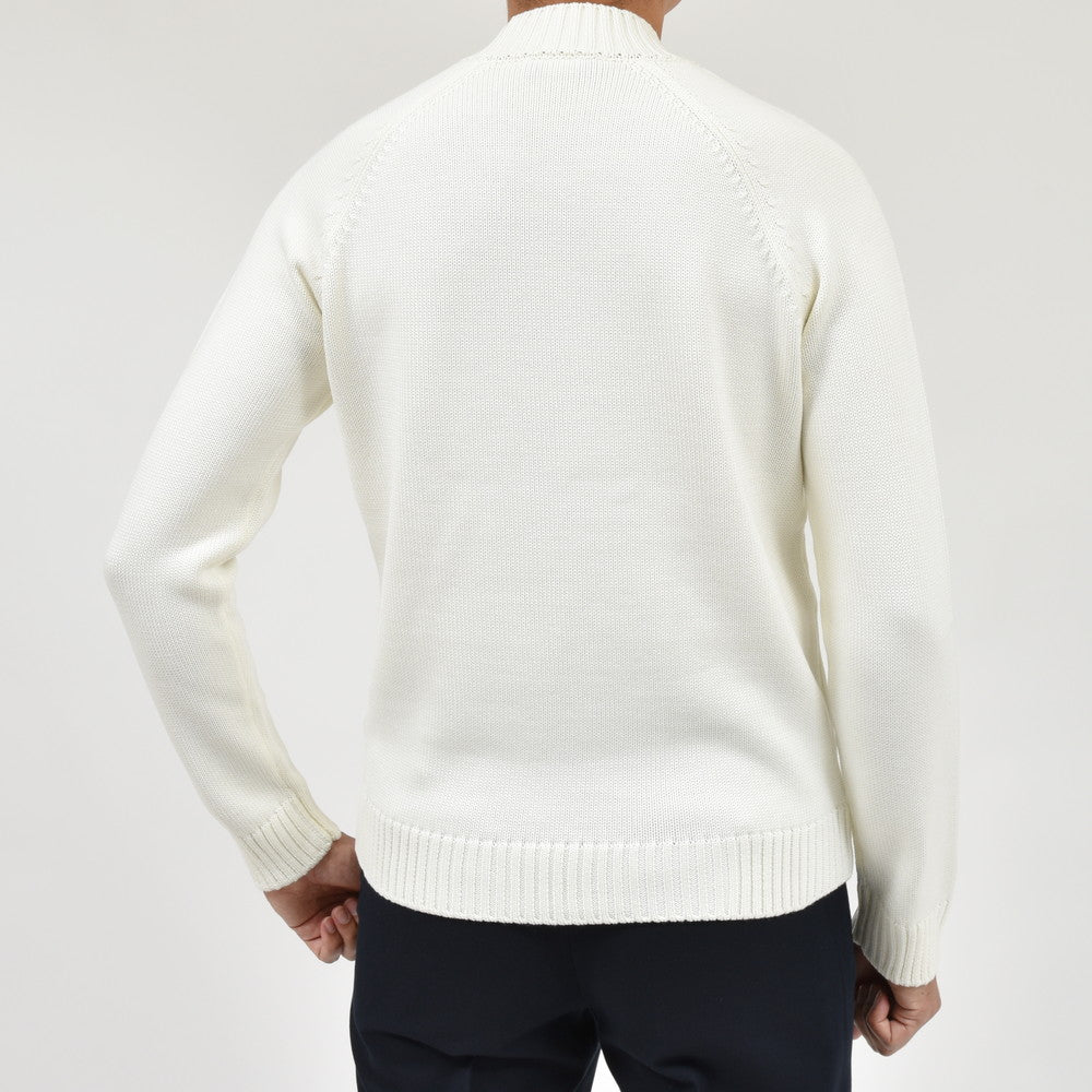 ZANONE（ザノーネ） 5ゲージウールモックネックニット LUPO RAG/SLIM FIT/810128/ZR229/25427