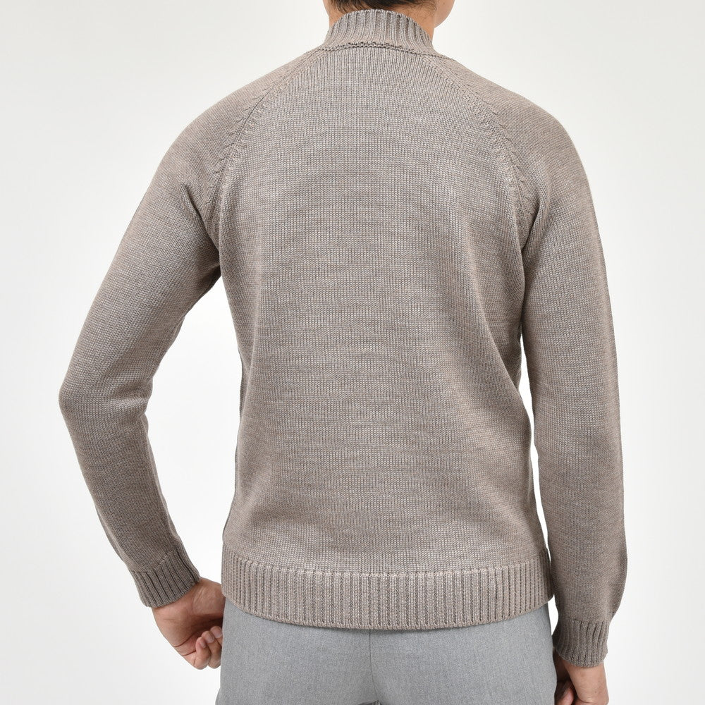 ZANONE（ザノーネ） 5ゲージウールモックネックニット LUPO RAG/SLIM FIT/810128/ZR229/25427