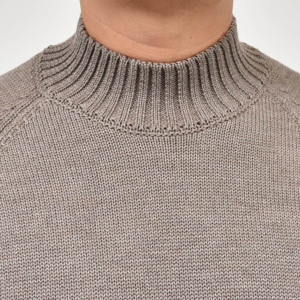 ZANONE（ザノーネ） 5ゲージウールモックネックニット LUPO RAG/SLIM FIT/810128/ZR229/25427