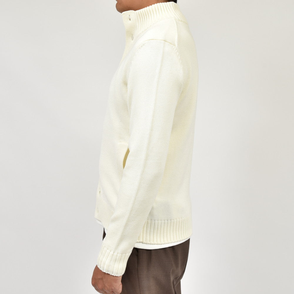 ZANONE（ザノーネ） 5ゲージウールスタンドカラーニットカーディガン CHIOTO/SLIM FIT/810100/ZR229/25601