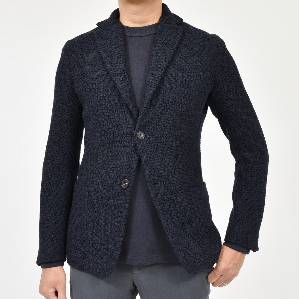 ZANONE（ザノーネ） ボンディングジャガードニットブレザージャケット BLAZER/SLIM FIT/810161/ZN243/26700