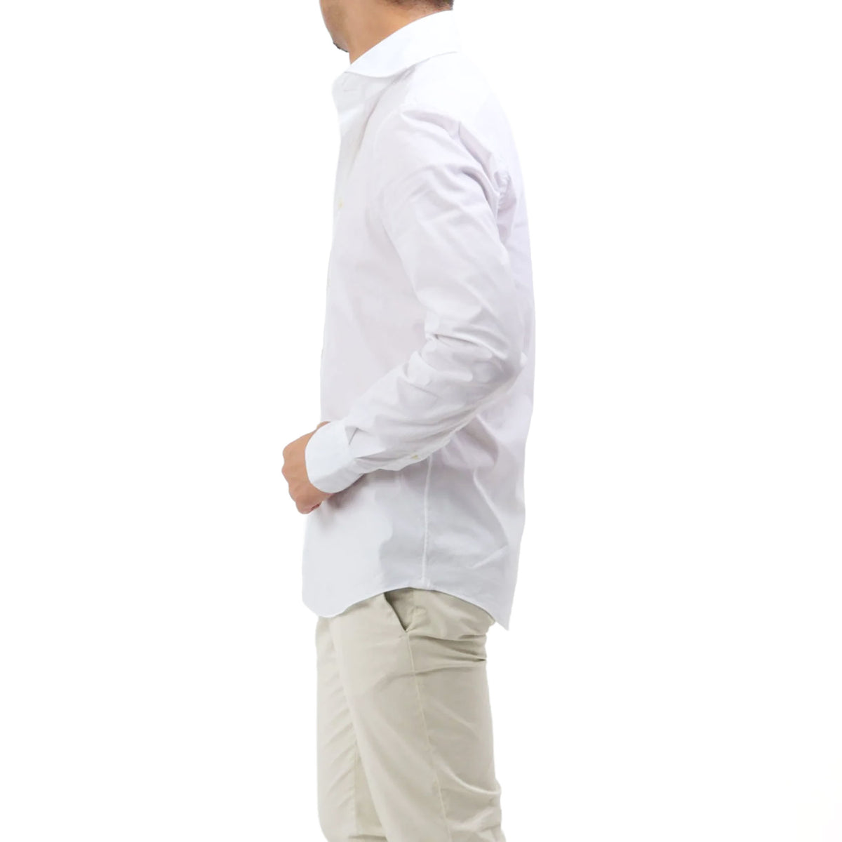 フィナモレ / ストレッチ コットン カッタウェイカラー シャツ/SERGIO BALI C0643