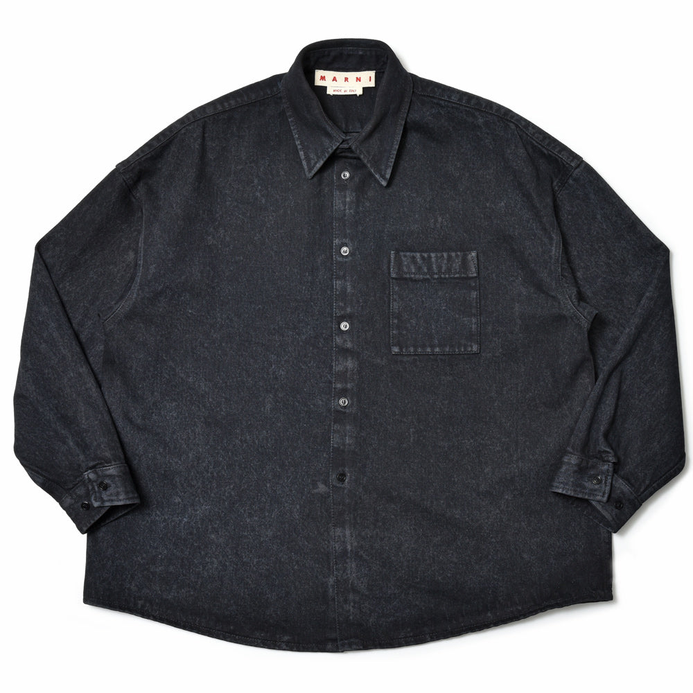 MARNI（マルニ） ウォッシュドコットンデニムシャツ CUJU0061A2 USCV35