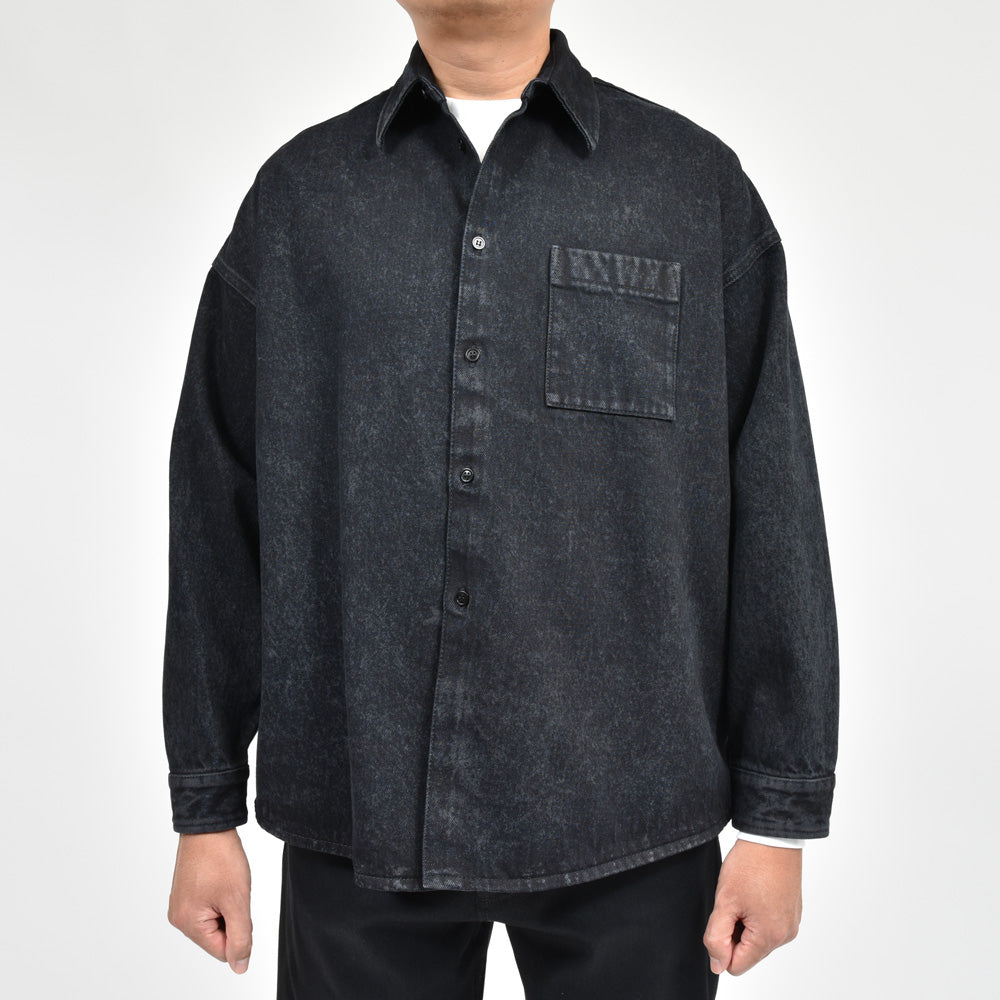MARNI（マルニ） ウォッシュドコットンデニムシャツ CUJU0061A2 USCV35