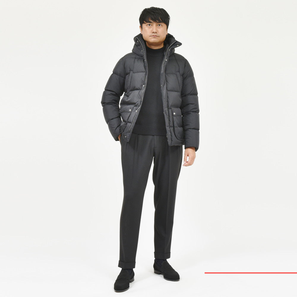 HERNO（ヘルノ） ウォーターレペレントナイロンダウンフーディーブルゾン PI001140U-12004Z