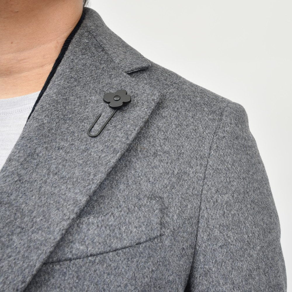 LARDINI（ラルディーニ） SPECIALスペシャル ウールフランネルチェスターフィールドコート JA23636Q/IVC63605