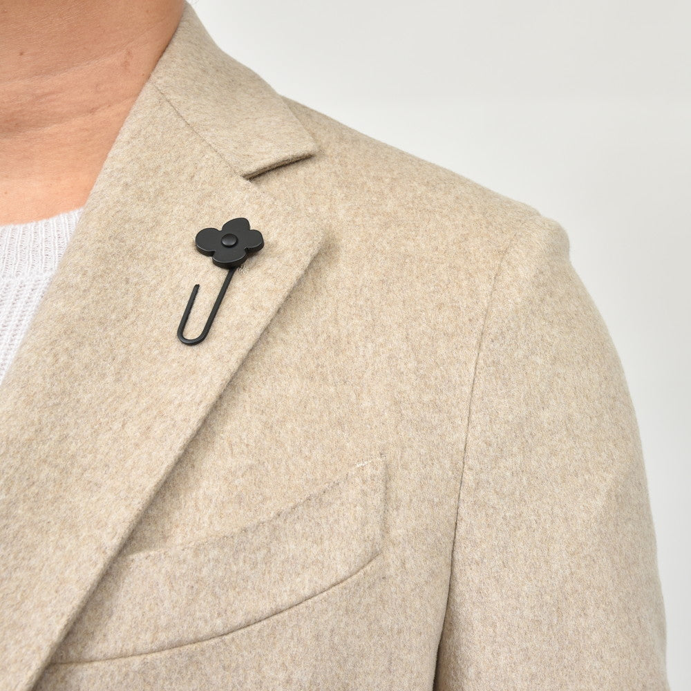 LARDINI（ラルディーニ） SPECIALスペシャル ウールフランネルチェスターフィールドコート(Loro Pianaファブリック) JA23636Q/IVC63618