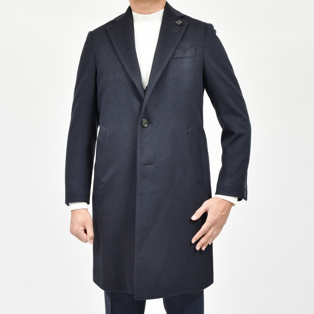 LARDINI（ラルディーニ） SPECIALスペシャル ウールフランネルチェスターフィールドコート(Loro Pianaファブリック) JA23636Q/IVC63618