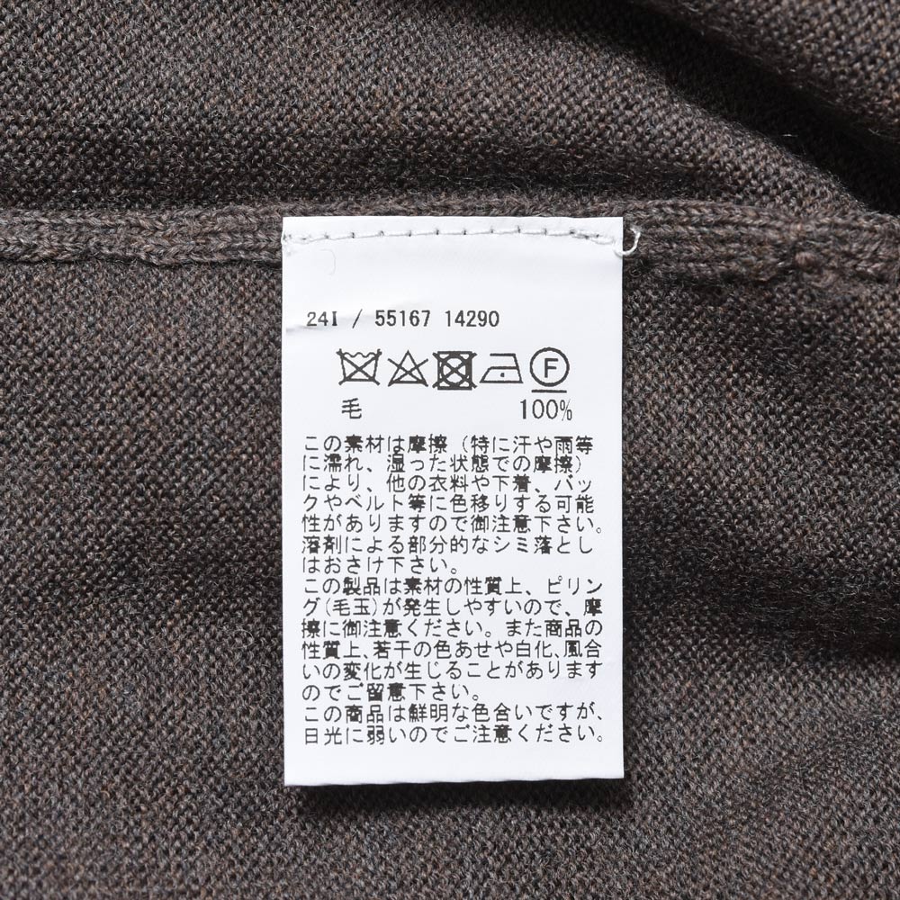 GRAN SASSO（グランサッソ） 12ゲージウールクルーネックニット 55167/14290
