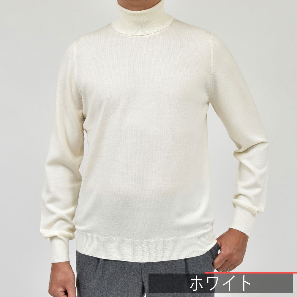 GRAN SASSO（グランサッソ） 12ゲージウールタートルネックニット 55157/14290