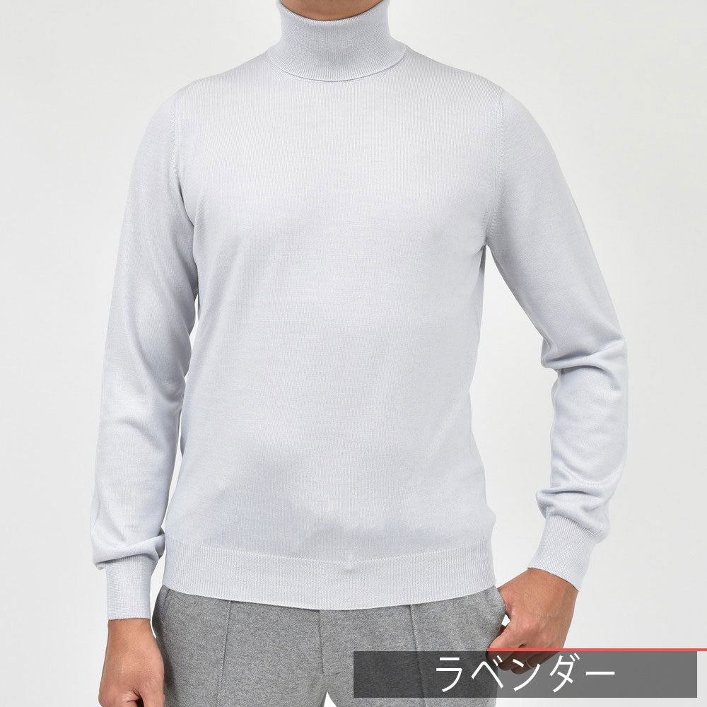 GRAN SASSO（グランサッソ） 12ゲージウールタートルネックニット 55157/14290