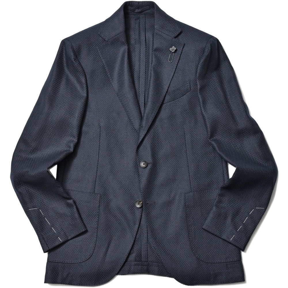 LARDINI（ラルディーニ） ADVANCEアドヴァンス カシミアシルクライトホップサック3Bジャケット JA6000AQ23/IVSF63523