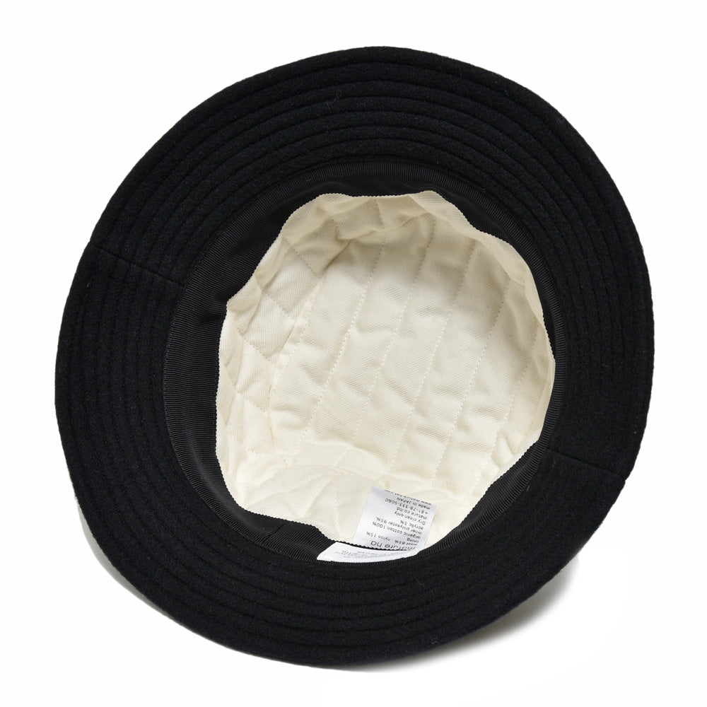 MATURE HA._MIL（マチュアーハ ミル） bucket hat ウールナイロンフリースバケットハット MIL-BK4240