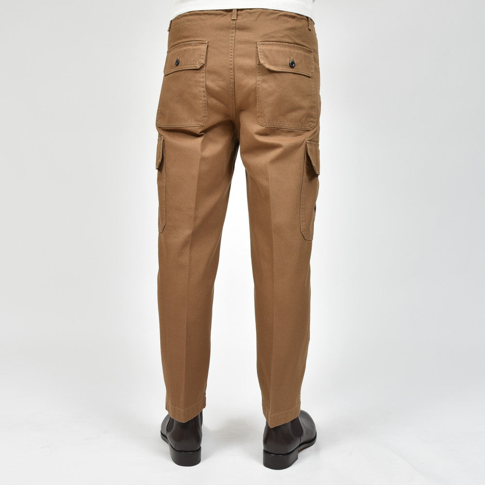 INCOTEX SLACKS（インコテックス スラックス） REGULAR FIT ウォッシュドトリコチノシャーリングクロップドカーゴパンツ 10S196-20212/21501