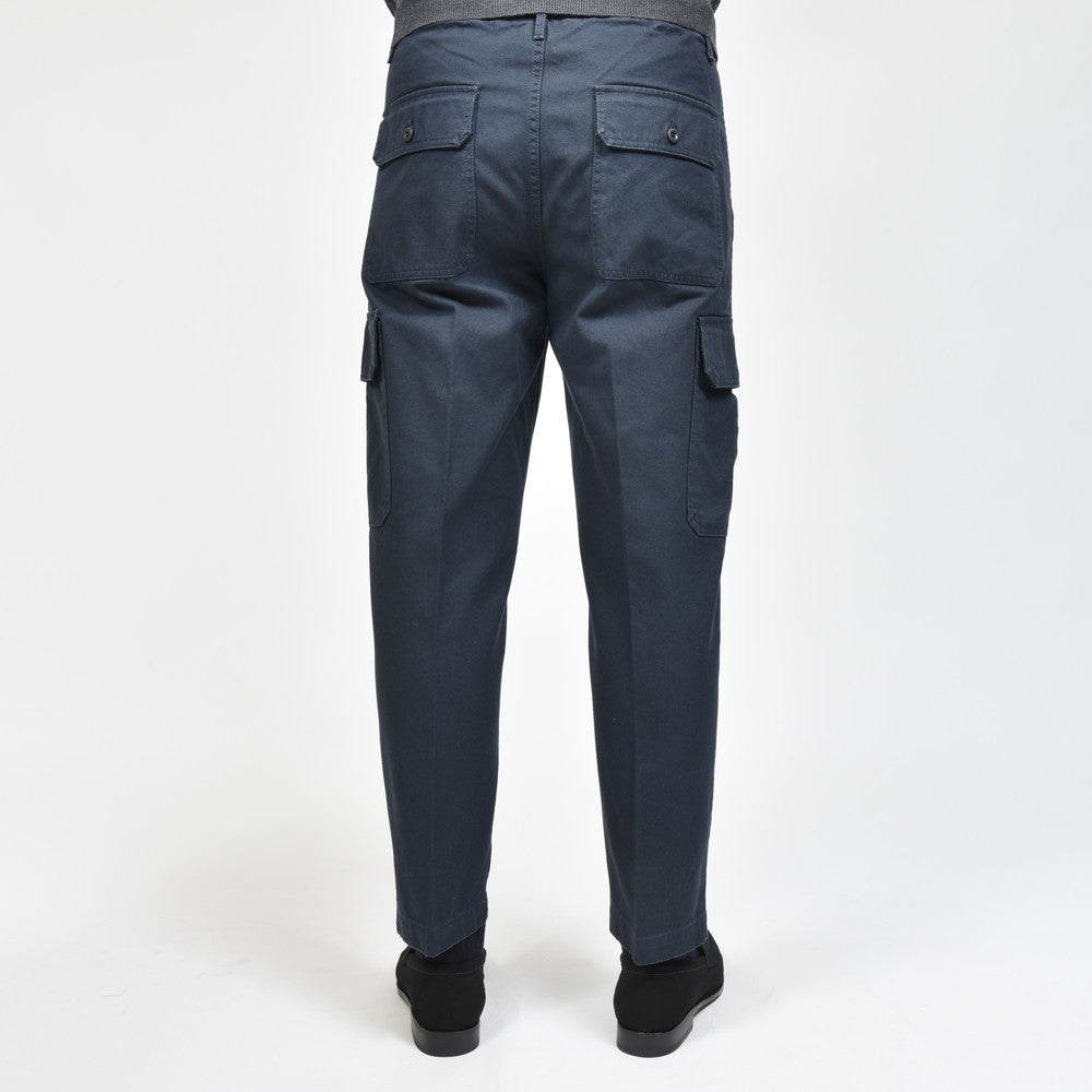 INCOTEX SLACKS（インコテックス スラックス） REGULAR FIT ウォッシュドトリコチノシャーリングクロップドカーゴパンツ 10S196-20212/21501