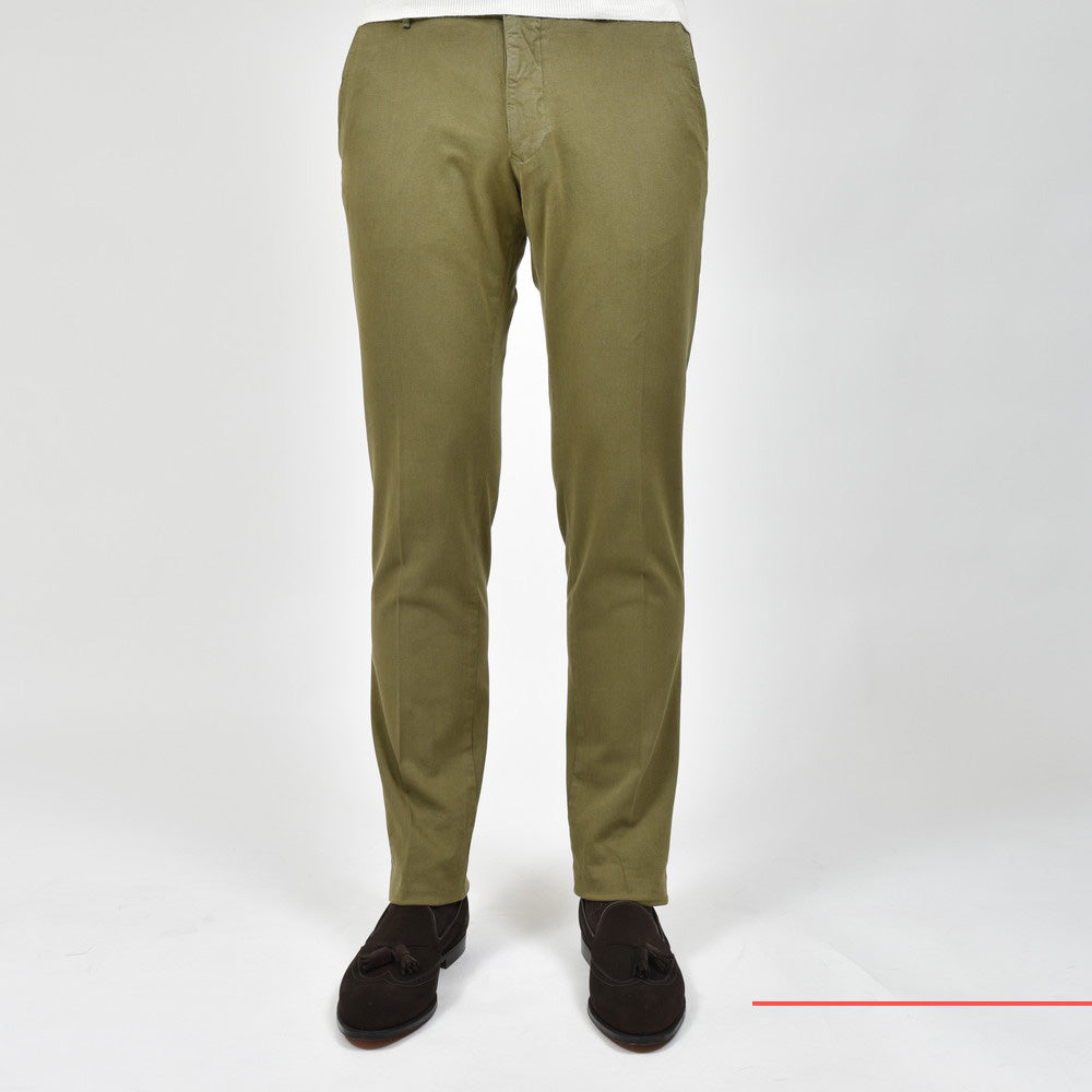 INCOTEX SLACKS（インコテックス スラックス） SLIM FIT ガーメントダイストレッチコットンハニカムジャガードテーパードチノ 18S100-40590/21558