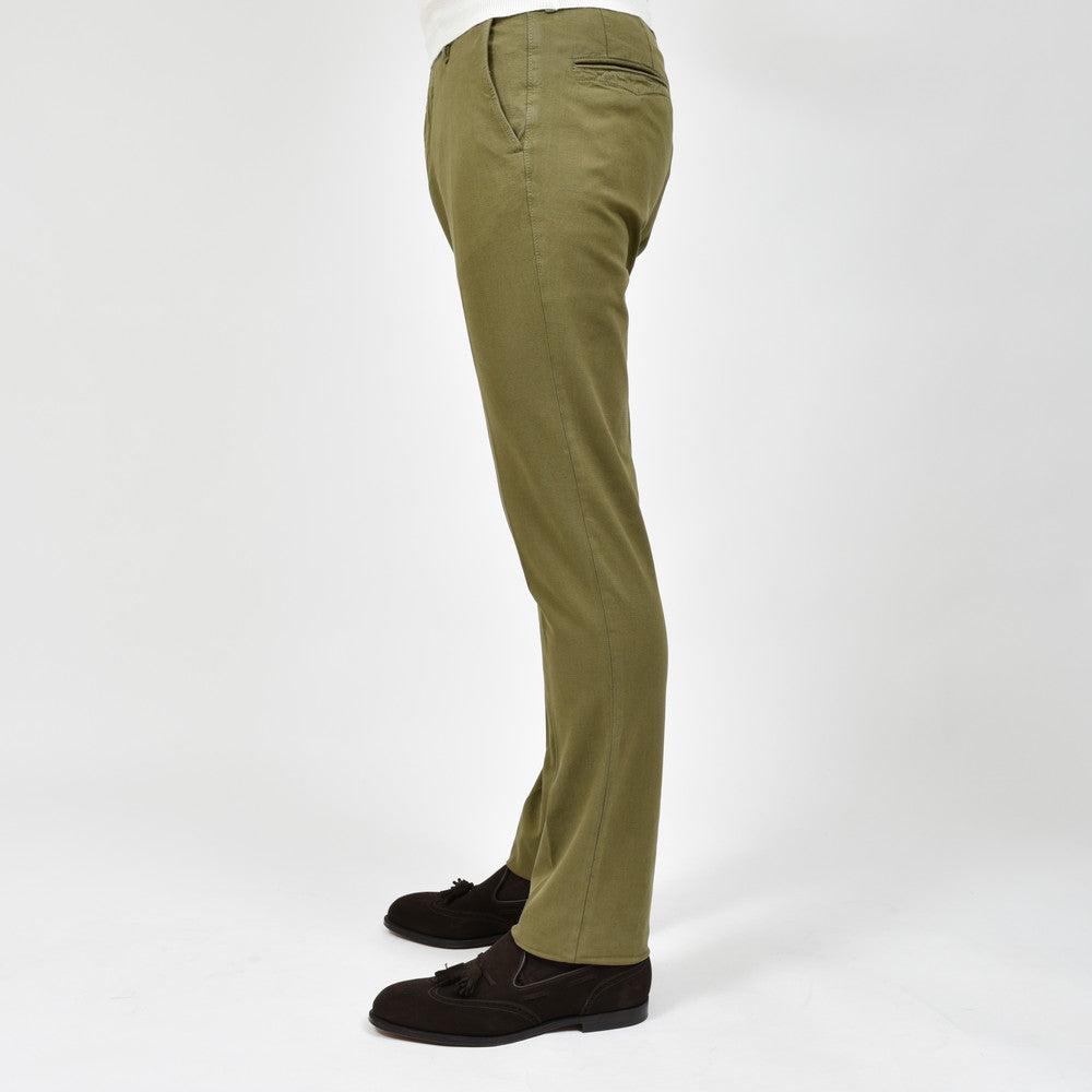 INCOTEX SLACKS（インコテックス スラックス） SLIM FIT ガーメントダイストレッチコットンハニカムジャガードテーパードチノ 18S100-40590/21558