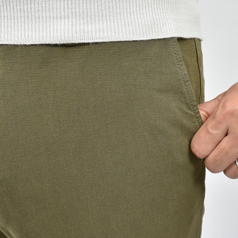 INCOTEX SLACKS（インコテックス スラックス） SLIM FIT ガーメントダイストレッチコットンハニカムジャガードテーパードチノ 18S100-40590/21558