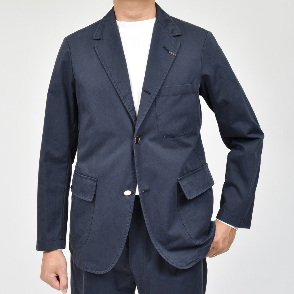ORBIUM（オルビウム） WORKDRESS BLAZERワークドレスブレザー ガーメントダイコットンギャバジン3Bジャケット 6-B