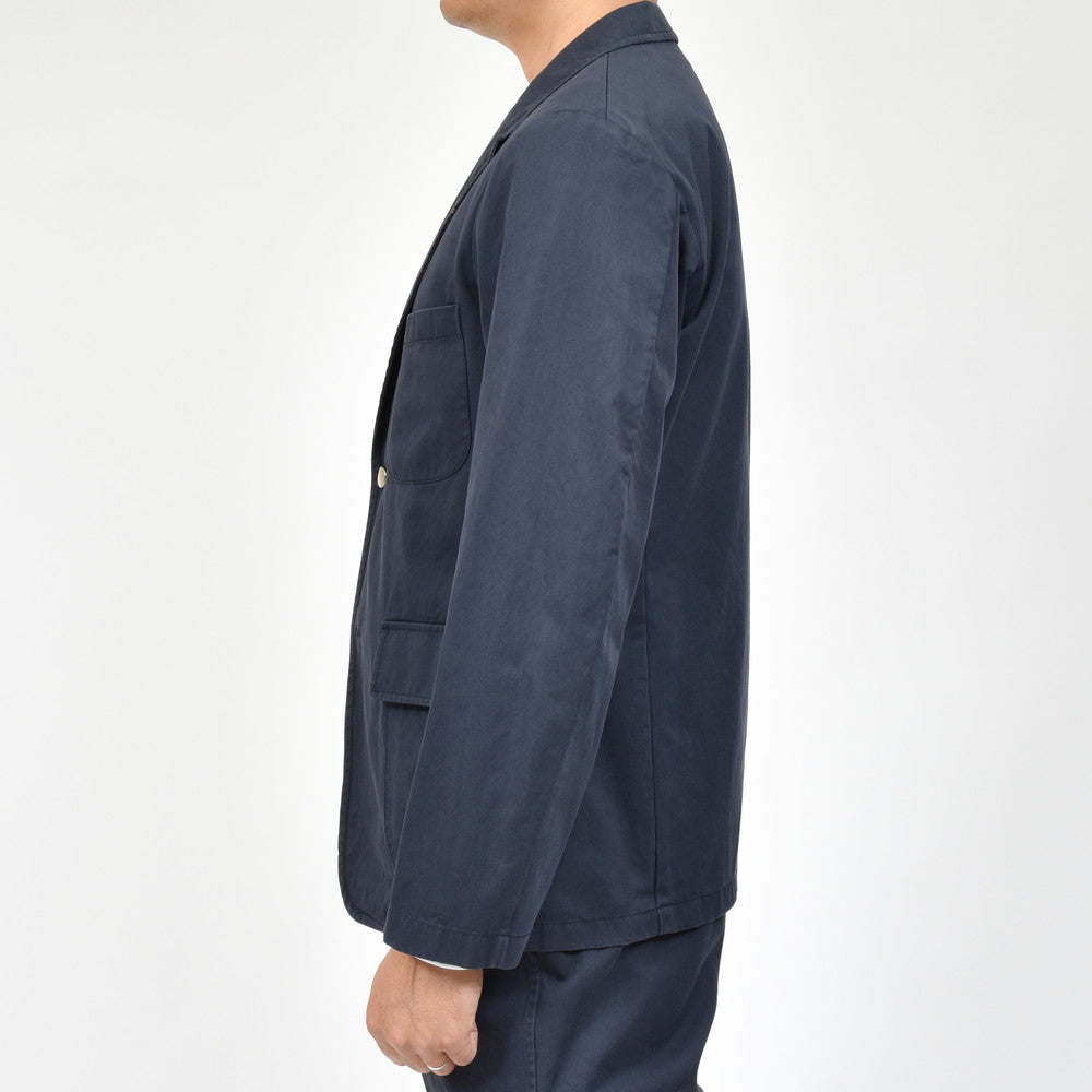 ORBIUM（オルビウム） WORKDRESS BLAZERワークドレスブレザー ガーメントダイコットンギャバジン3Bジャケット 6-B